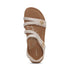 Jillian Braided Quarter Strap Sandal in Champagne