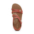 Jillian Braided Quarter Strap Sandal in Antique Rose