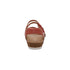 Jillian Braided Quarter Strap Sandal in Antique Rose