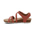 Jillian Braided Quarter Strap Sandal in Antique Rose