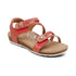 Jillian Braided Quarter Strap Sandal in Antique Rose