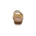 Jillian Braided Quarter Strap Sandal in Butter