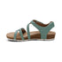 Jillian Braided Quarter Strap Sandal in Sage
