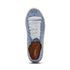 Charlotte Lace up Floral Sneaker in Hazy Blue