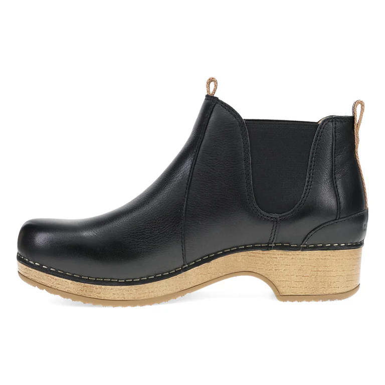 Becka Leather Boot in Black