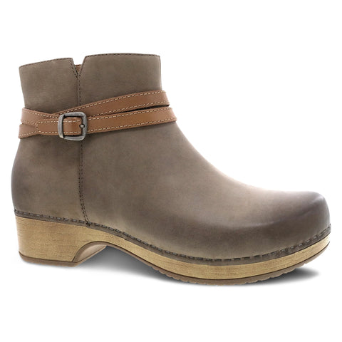 Brook Comfort Clog Boot in Taupe