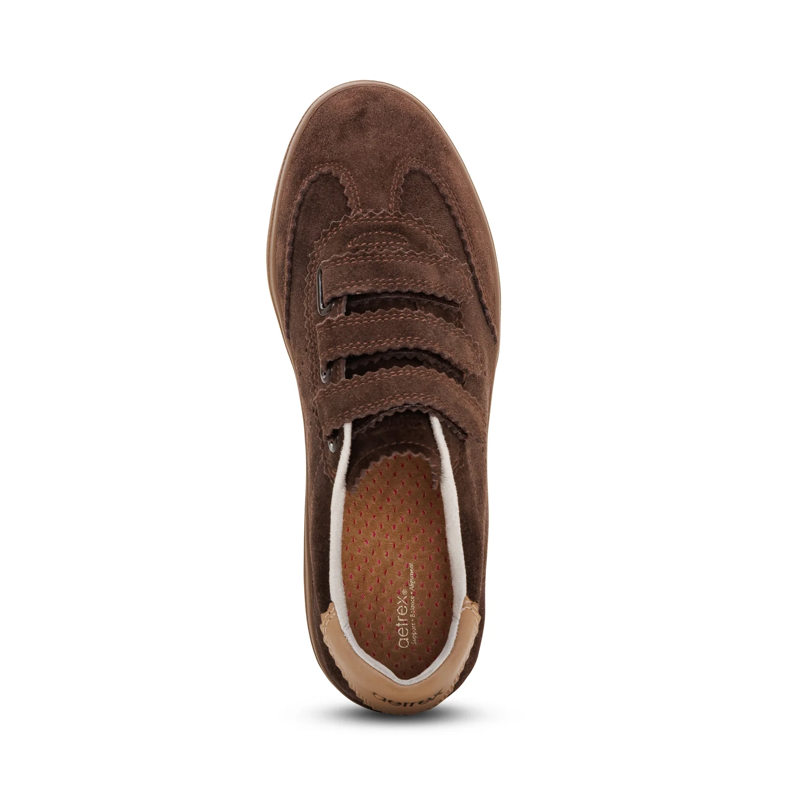 Morgan Retro Adjustable Sneaker In Dark Brown