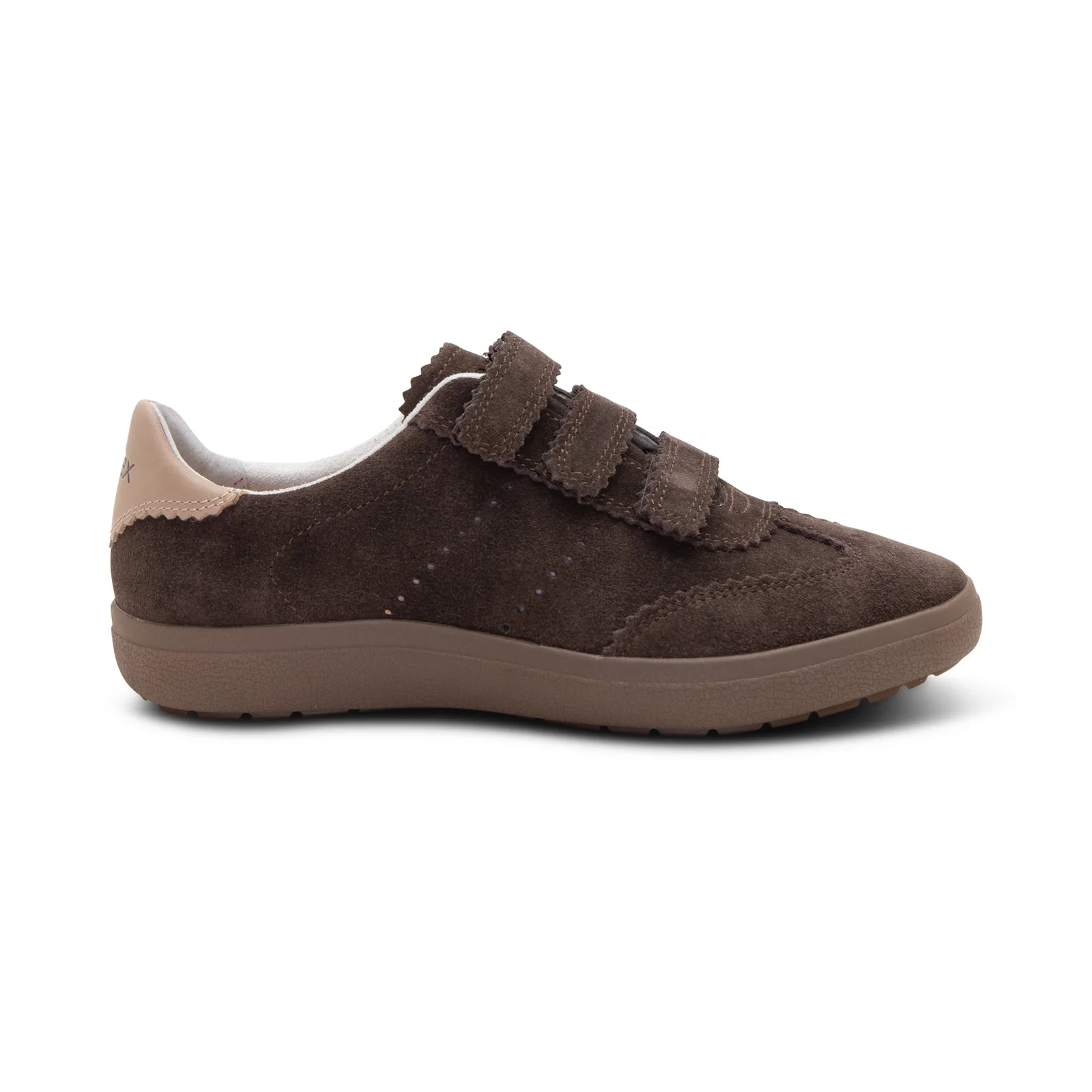 Morgan Retro Adjustable Sneaker In Dark Brown