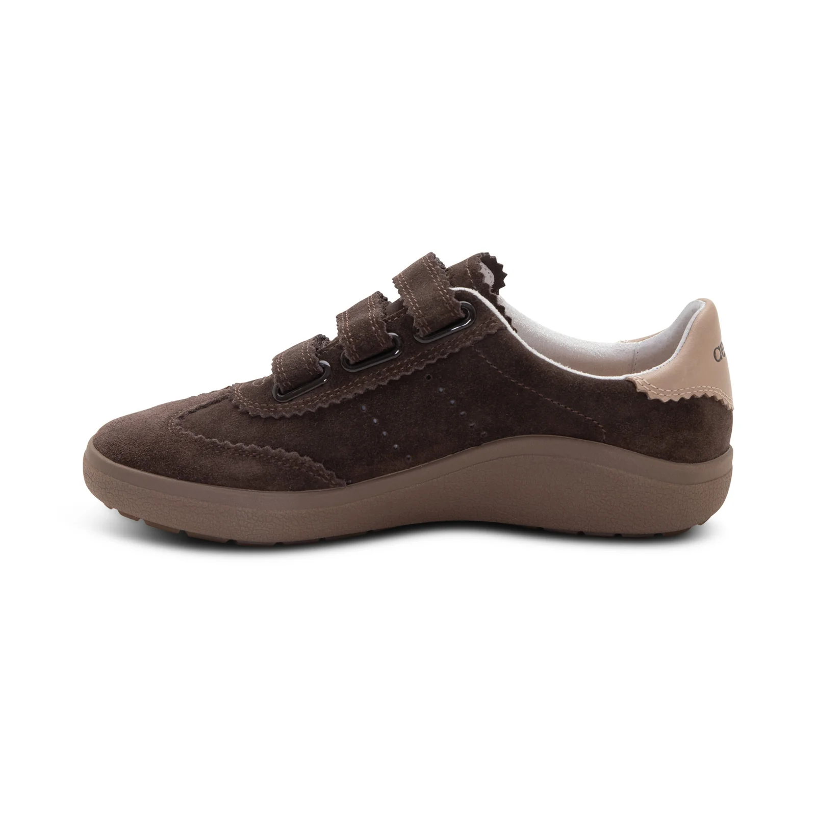 Morgan Retro Adjustable Sneaker In Dark Brown