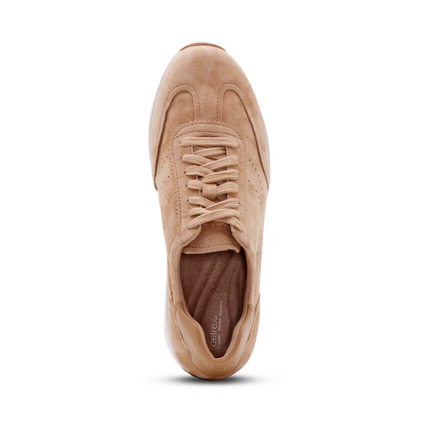 Athena Arch Support Sneaker in Tan
