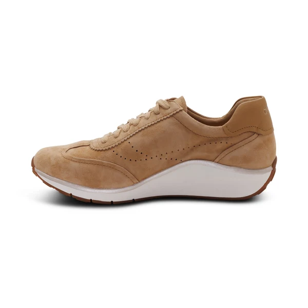 Athena Arch Support Sneaker in Tan