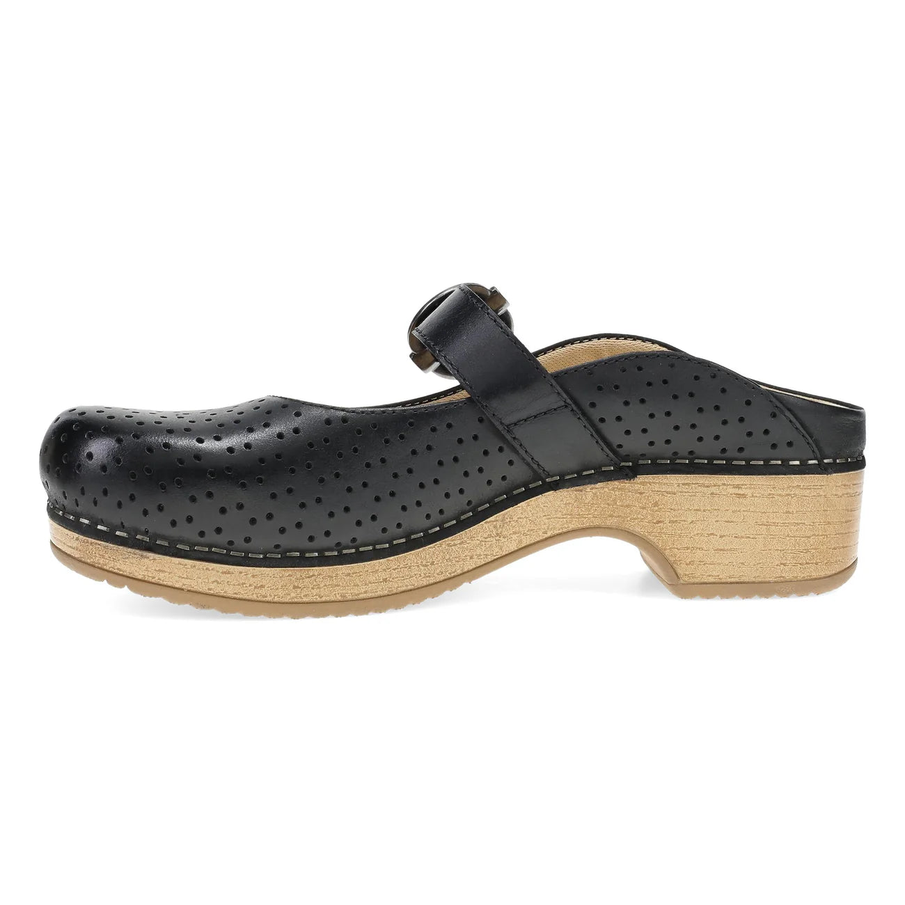 Blaire Mule Mary Jane Clog in Black