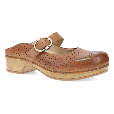 Blaire Mule Mary Jane Clog in Tan