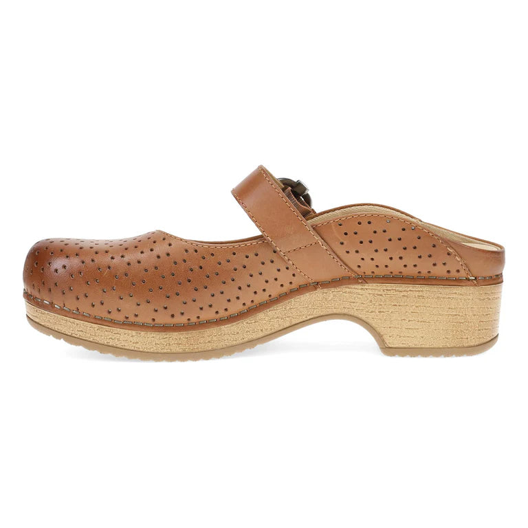 Blaire Mule Mary Jane Clog in Tan