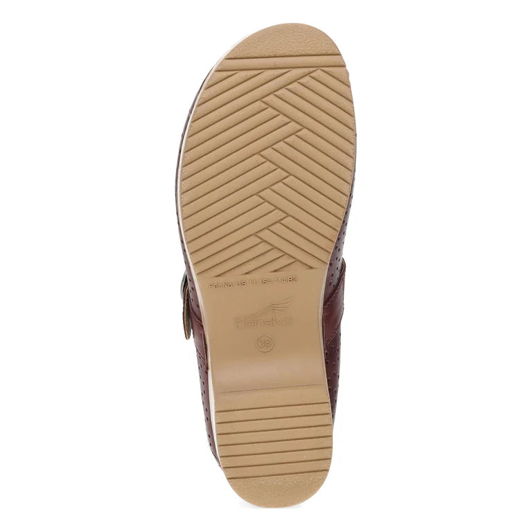 Blaire Mule Mary Jane Clog in Sangria