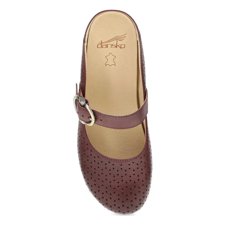 Blaire Mule Mary Jane Clog in Sangria