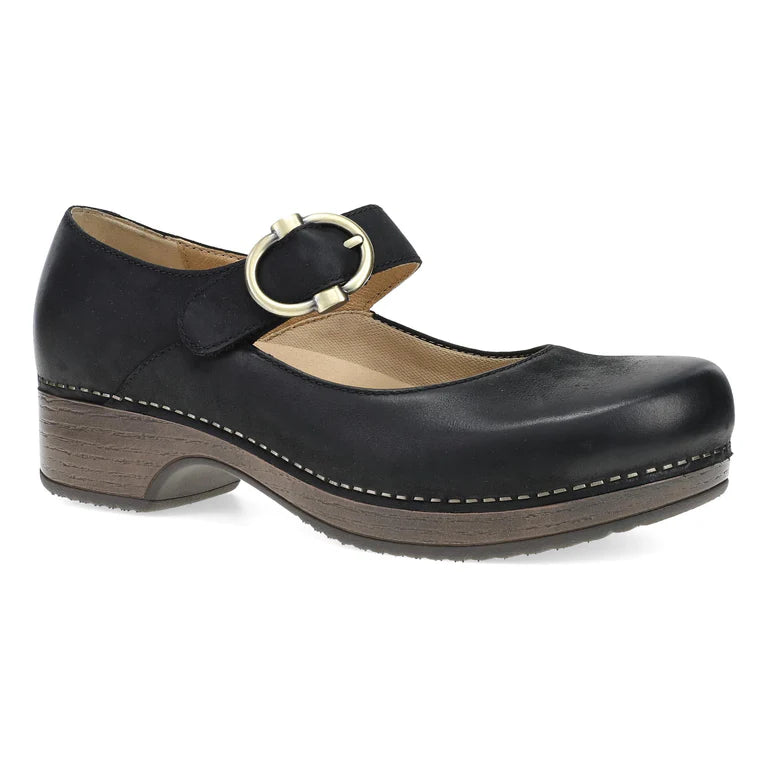 Bonny Leather MaryJane in Black