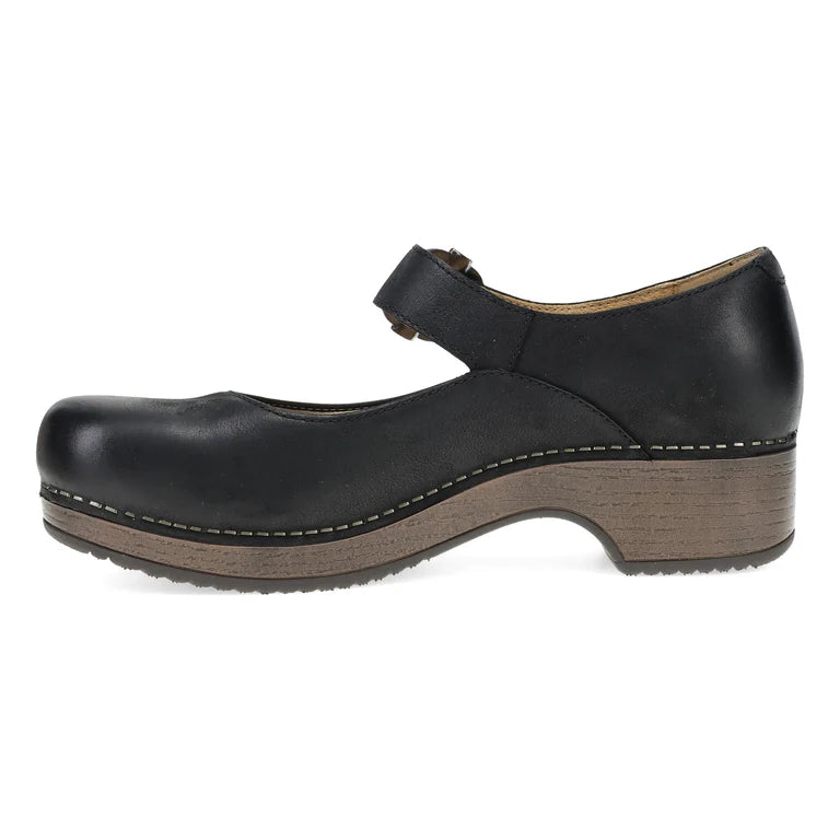 Bonny Leather MaryJane in Black