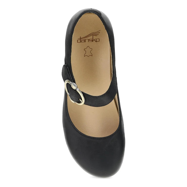 Bonny Leather MaryJane in Black
