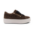 Aubrey Lace-Up Platform Sneaker in Leopard