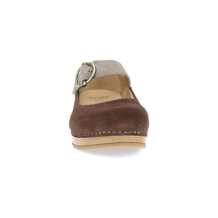 Bonny Leather MaryJane in Chocolate/ Taupe