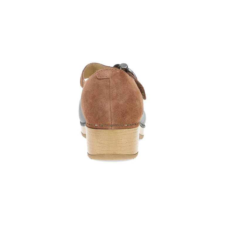 Bonny Leather MaryJane in Black/ Luggage