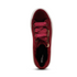 Aubrey Lace-Up Platform Sneaker in Burgundy Velvet
