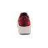 Aubrey Lace-Up Platform Sneaker in Burgundy Velvet