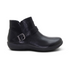 Leah Buckle Bootie WIDE In Black
