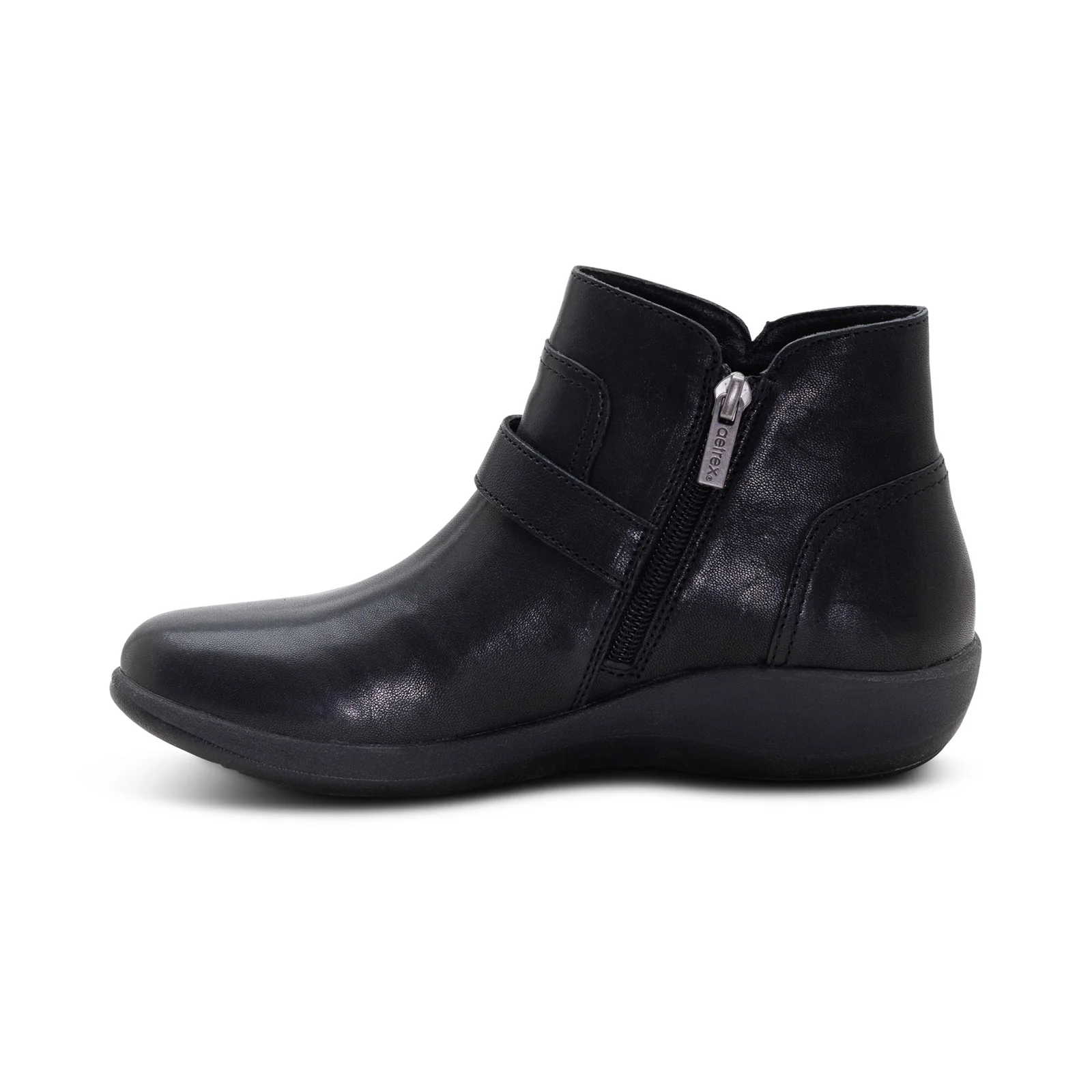 Leah Buckle Bootie WIDE In Black