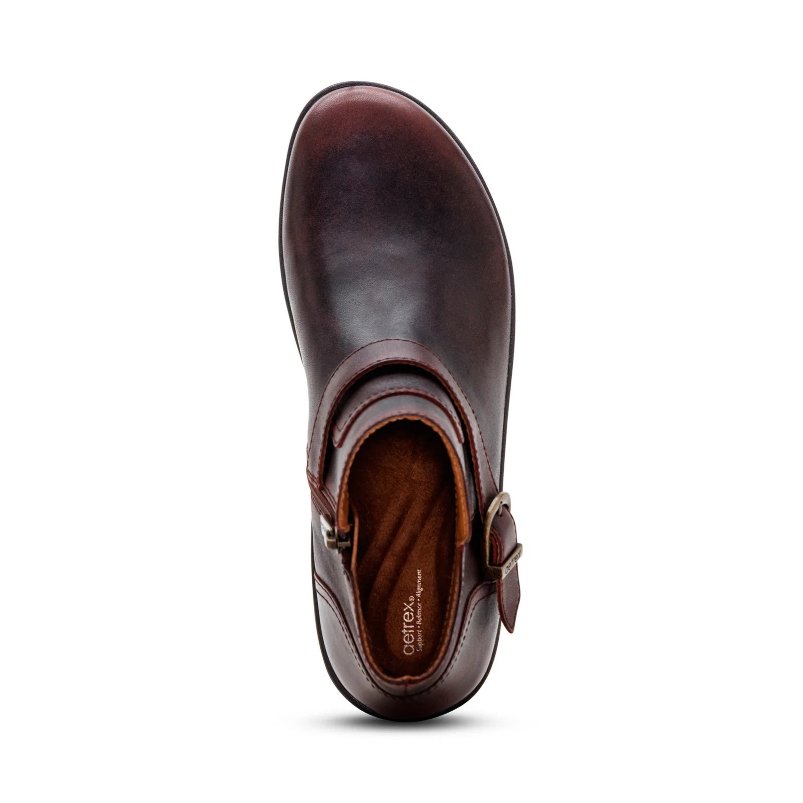 Leah Buckle Bootie In Brown