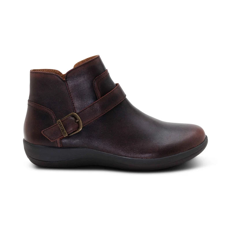 Leah Buckle Bootie In Brown