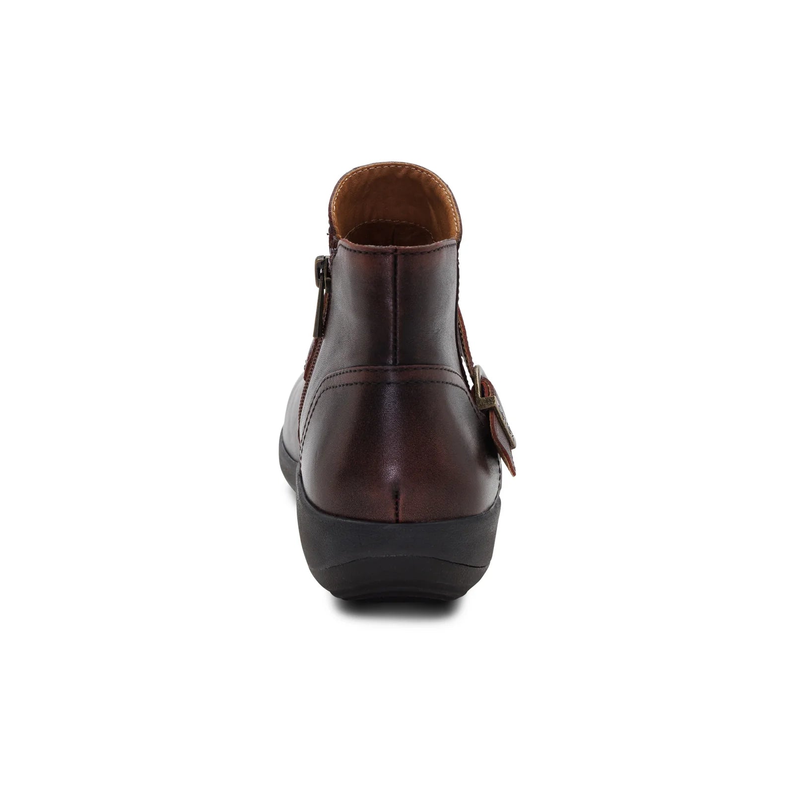 Leah Buckle Bootie In Brown