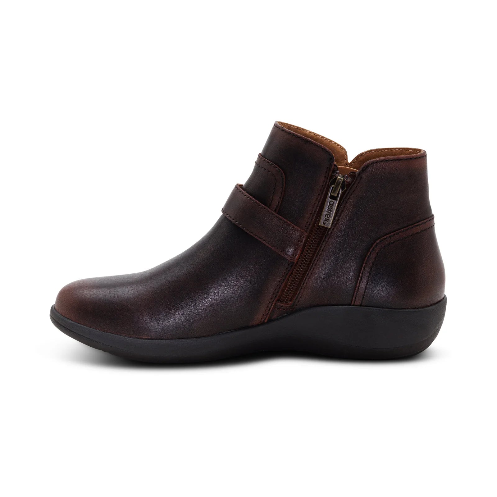 Leah Buckle Bootie In Brown