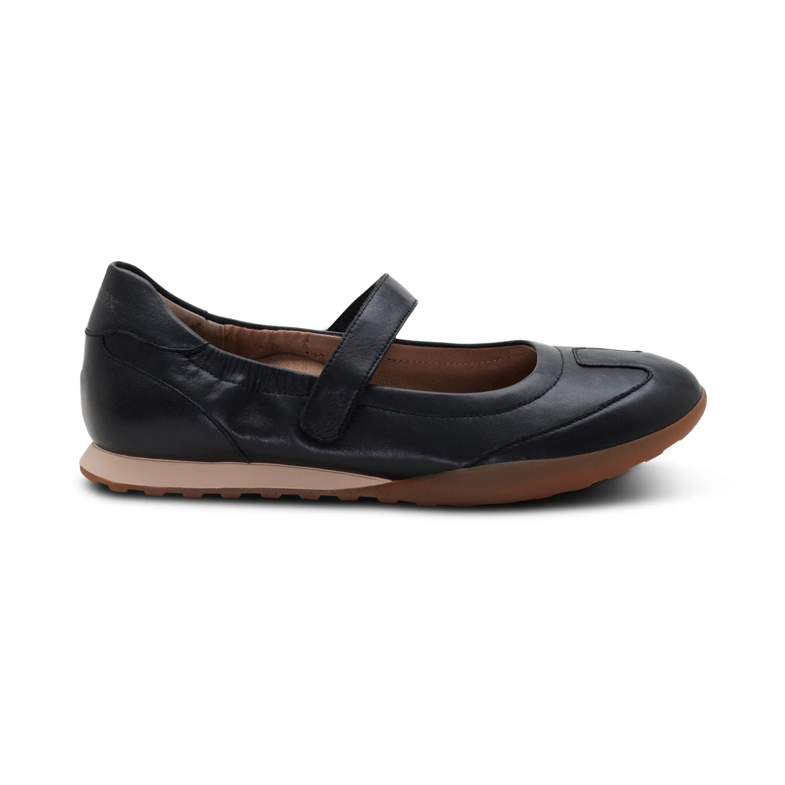 Haley Sporty Slim Line Mary Jane In Black