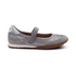Haley Sporty Slim Line Mary Jane In Pewter