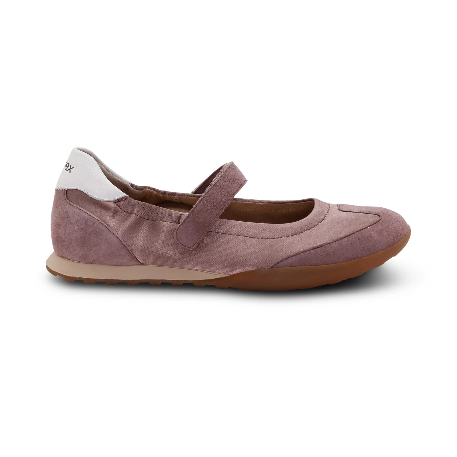 Haley Sporty Slim Line Mary Jane In Mauve