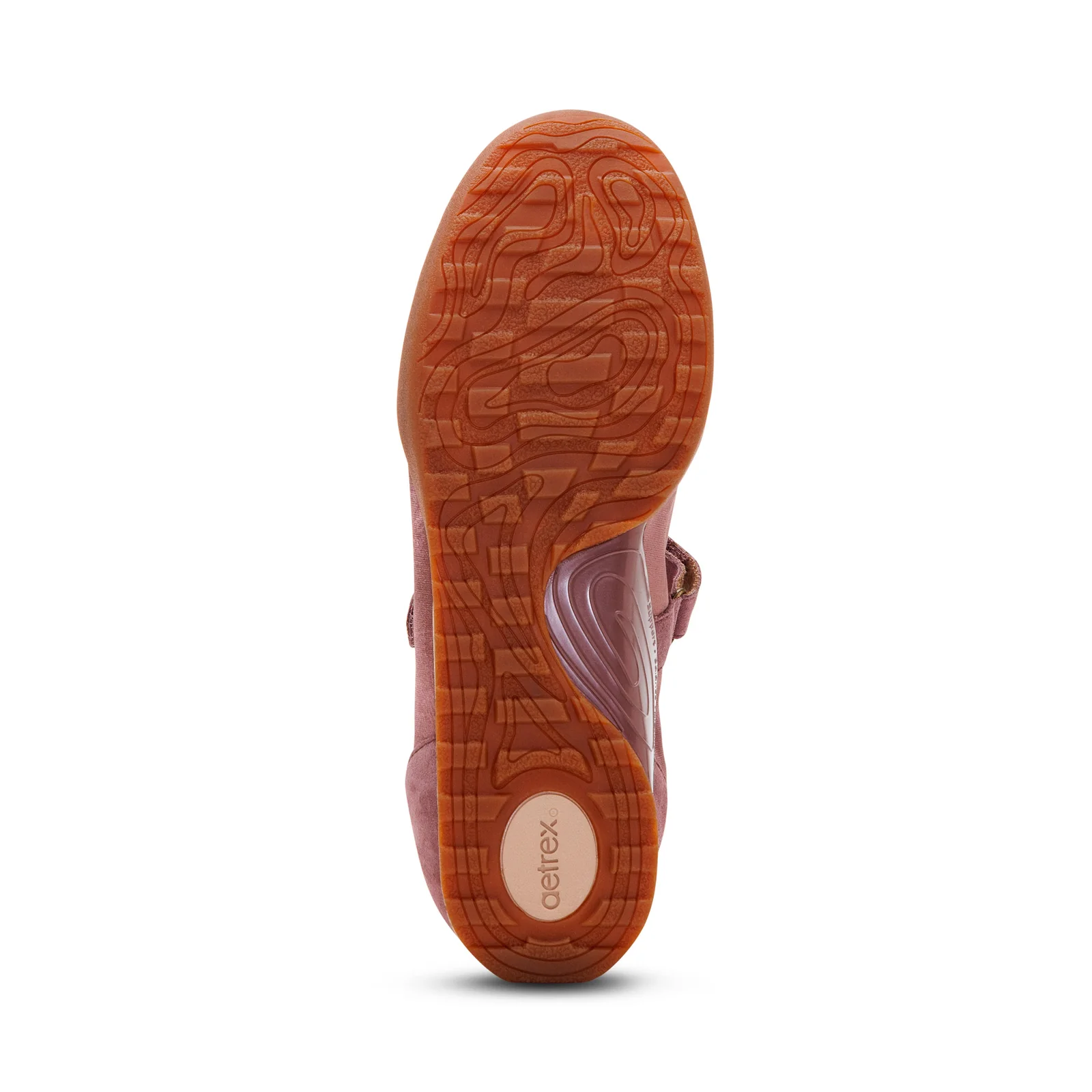 Haley Sporty Slim Line Mary Jane In Mauve