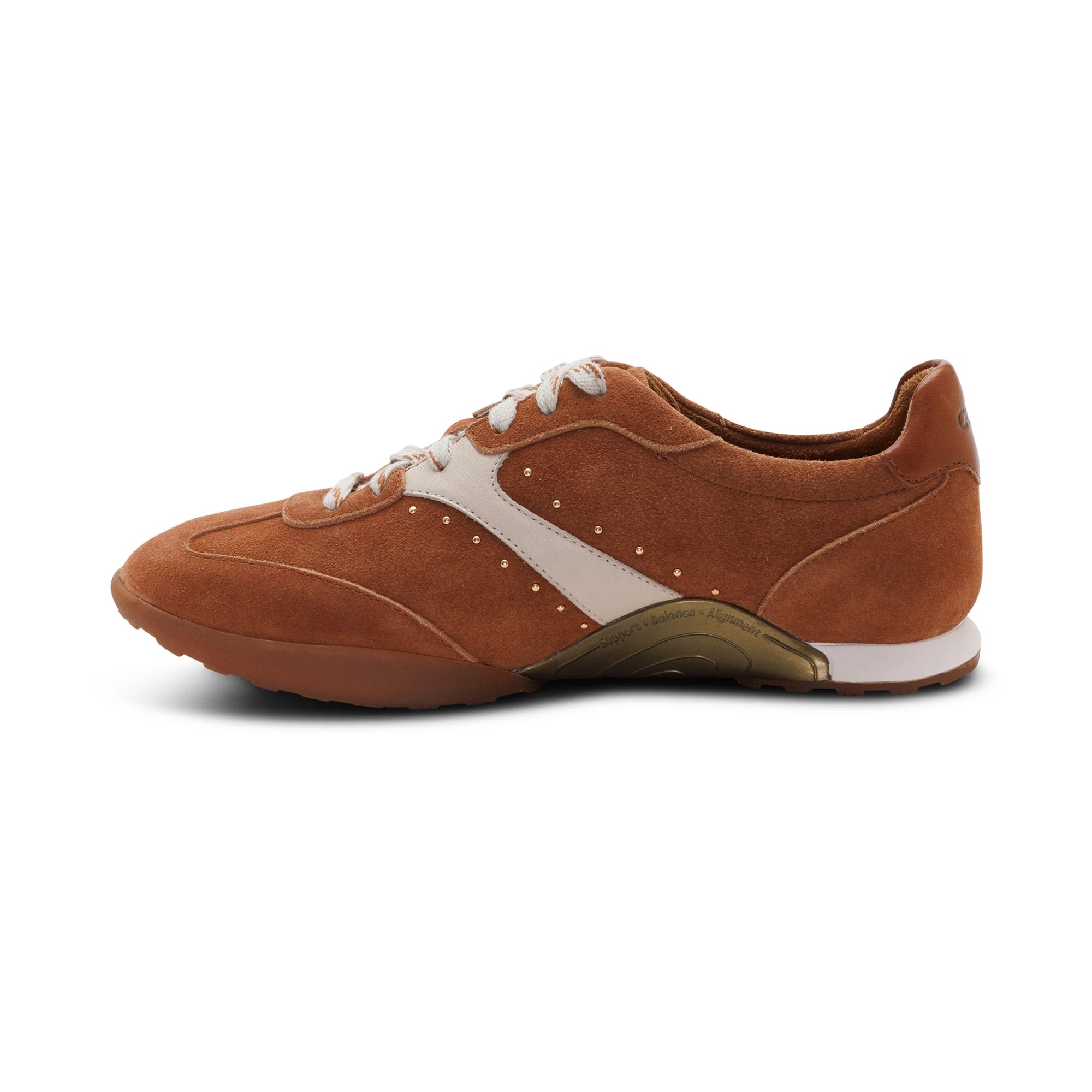 Sloane Lace-Up Sneaker In Ginger