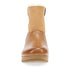 McKenzie Milled Leather Shearling Boot in Tan