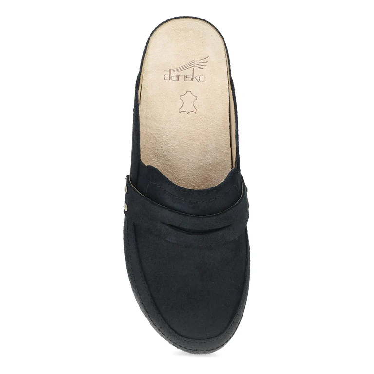 Maggy Leather Clog in Black