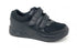 Men's Added-Depth Light Mesh Hook and Loop Walking Shoe EXTRA EXTRA WIDE in Black