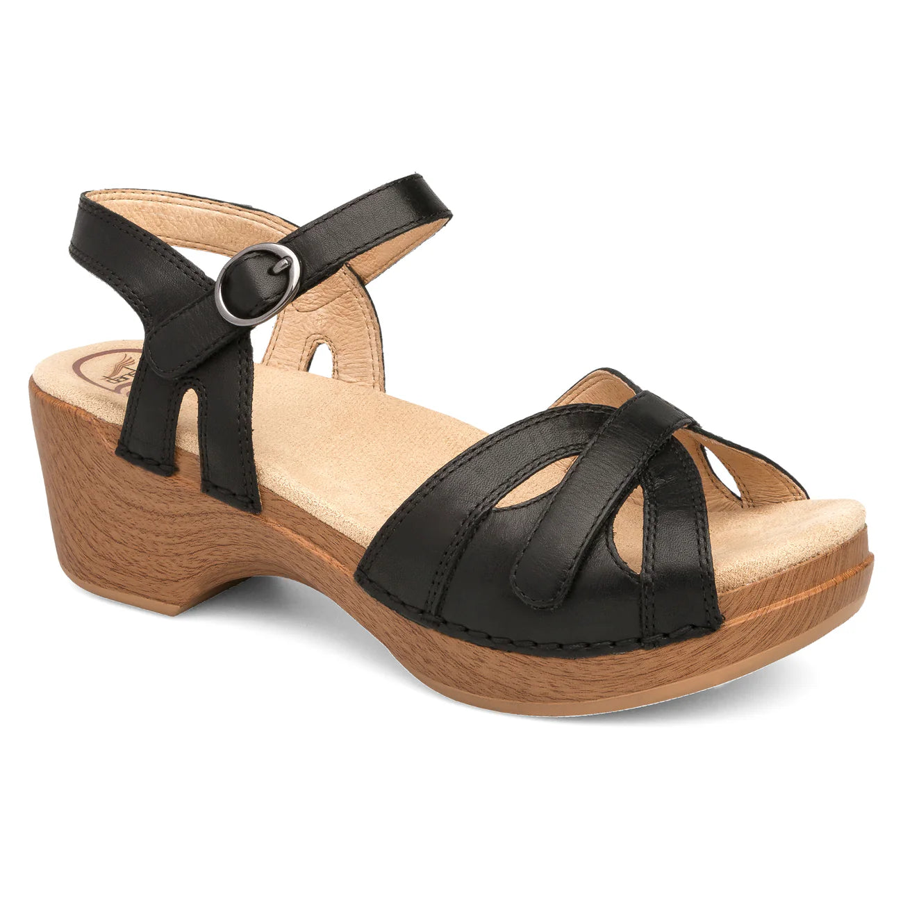 Season Sensational Walking Sandal in Black