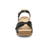 Season Sensational Walking Sandal in Black