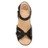 Season Sensational Walking Sandal in Black