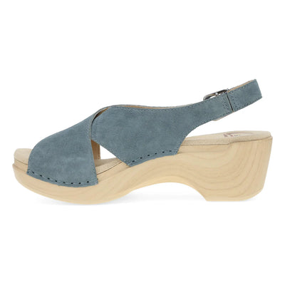 Sloane Wiggle Sling Calf in Denim