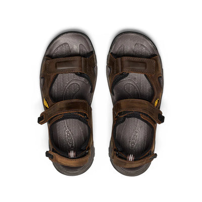 Men's Targhee III Open Toe Walking Sandal in Bison and Mulch