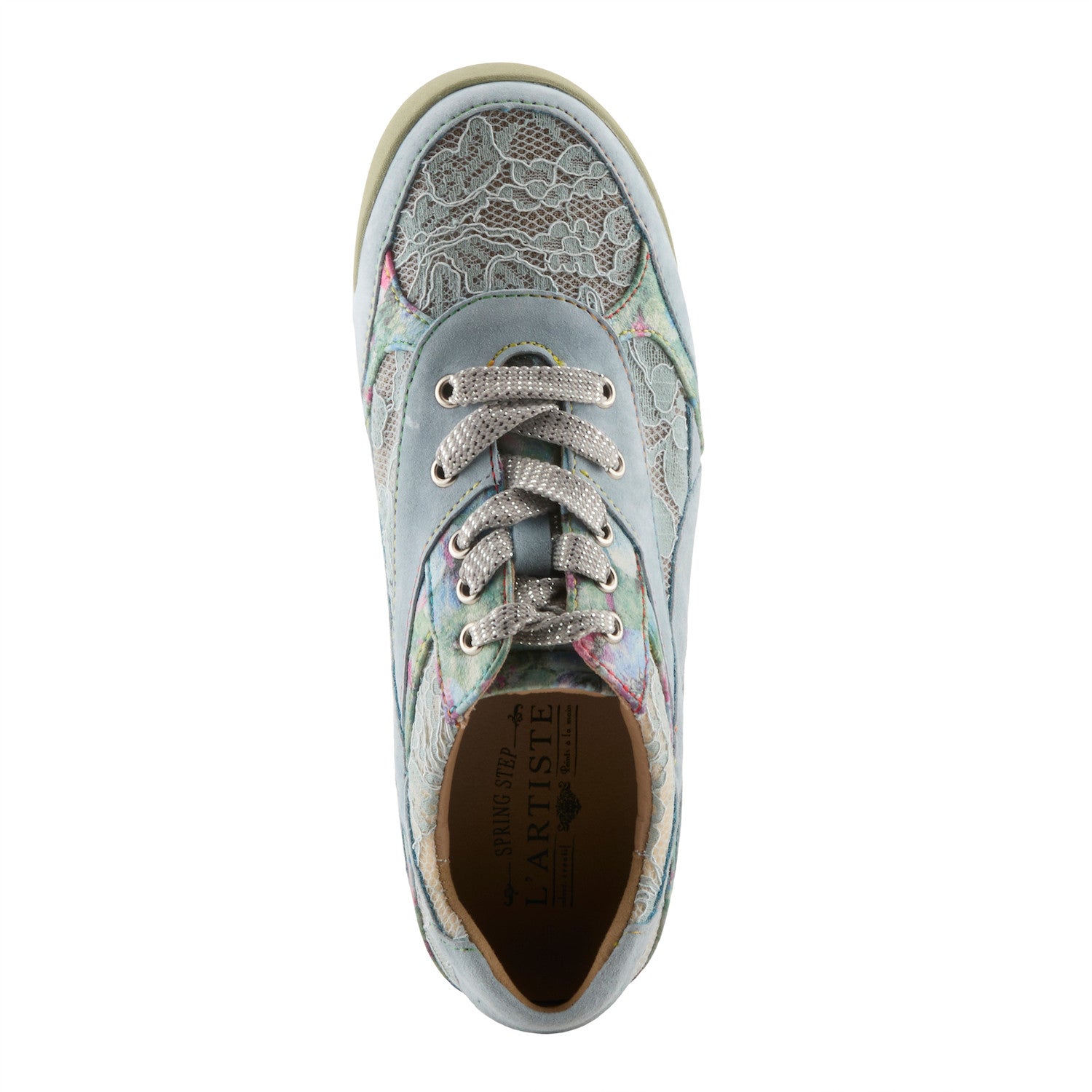 Wavehello Modern Fashion Sneaker in Light Blue