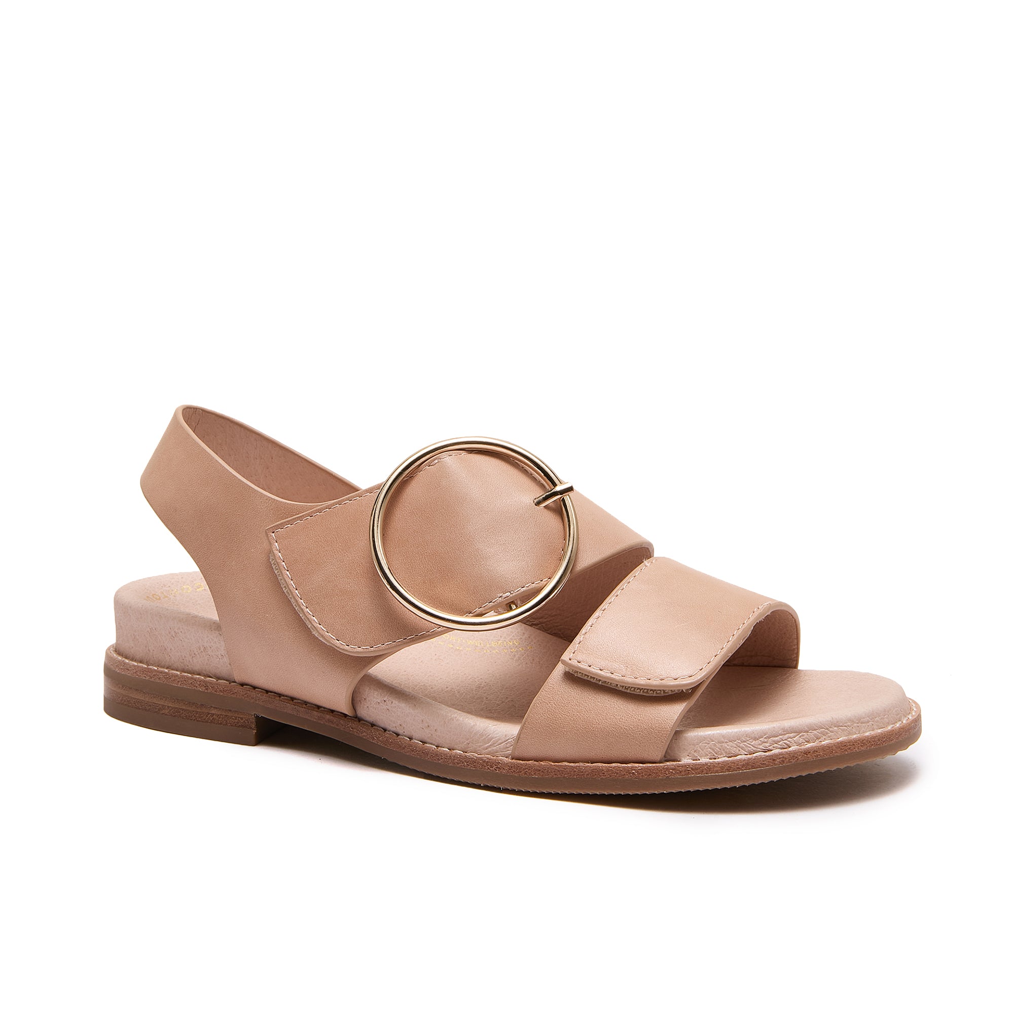 Annalise II Strappy Walking Sandal in Blush Leather