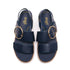 Annalise II Strappy Walking Sandal in Navy Leather